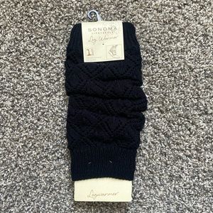 Black Sweater Leg Warmers